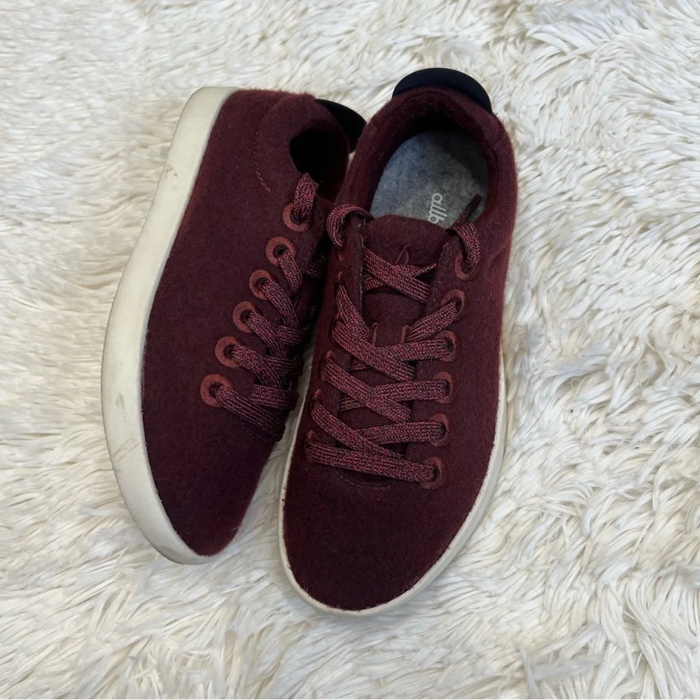 Allbirds women‎ pipper hazy burgundy shoe size 5